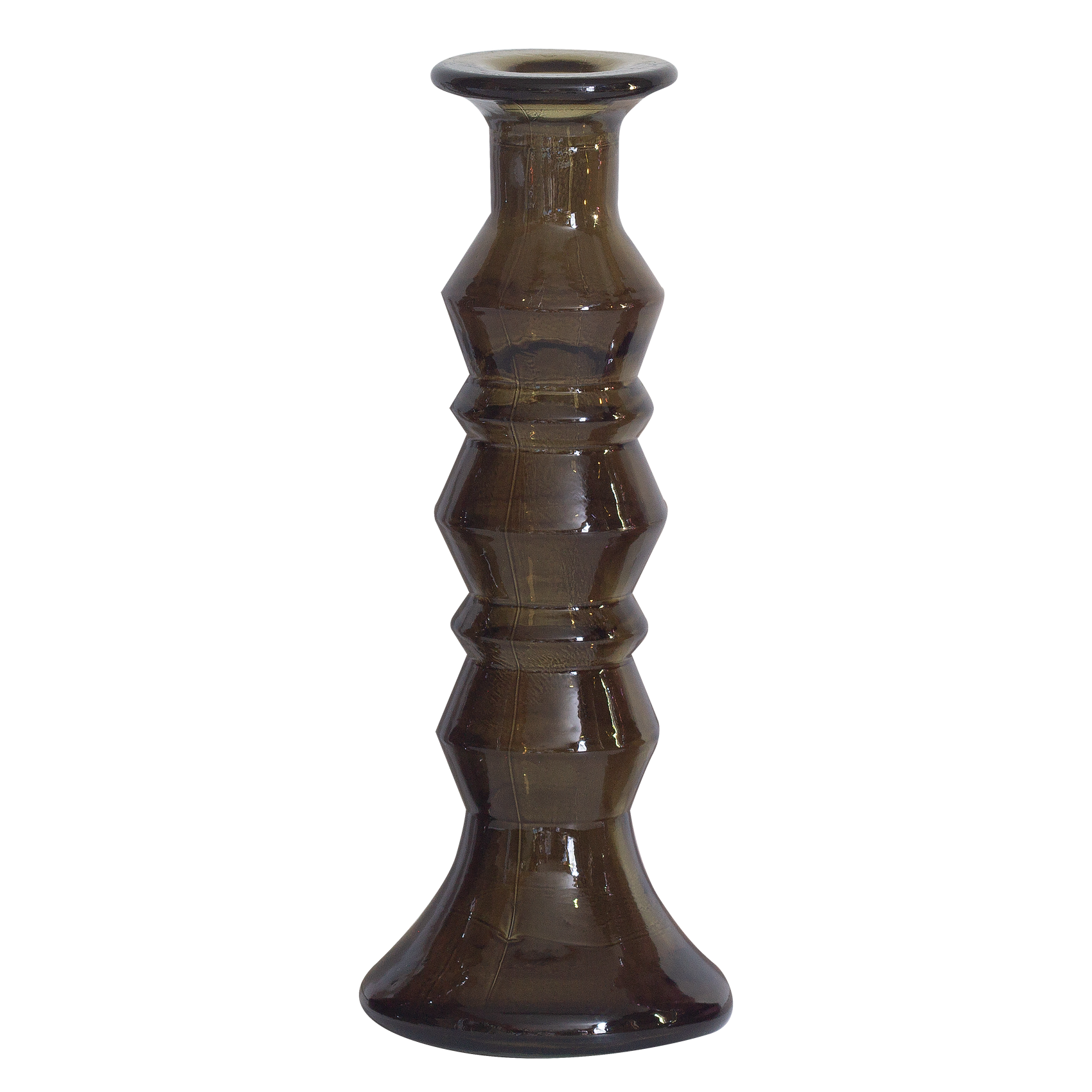 Candleholder recycled glass