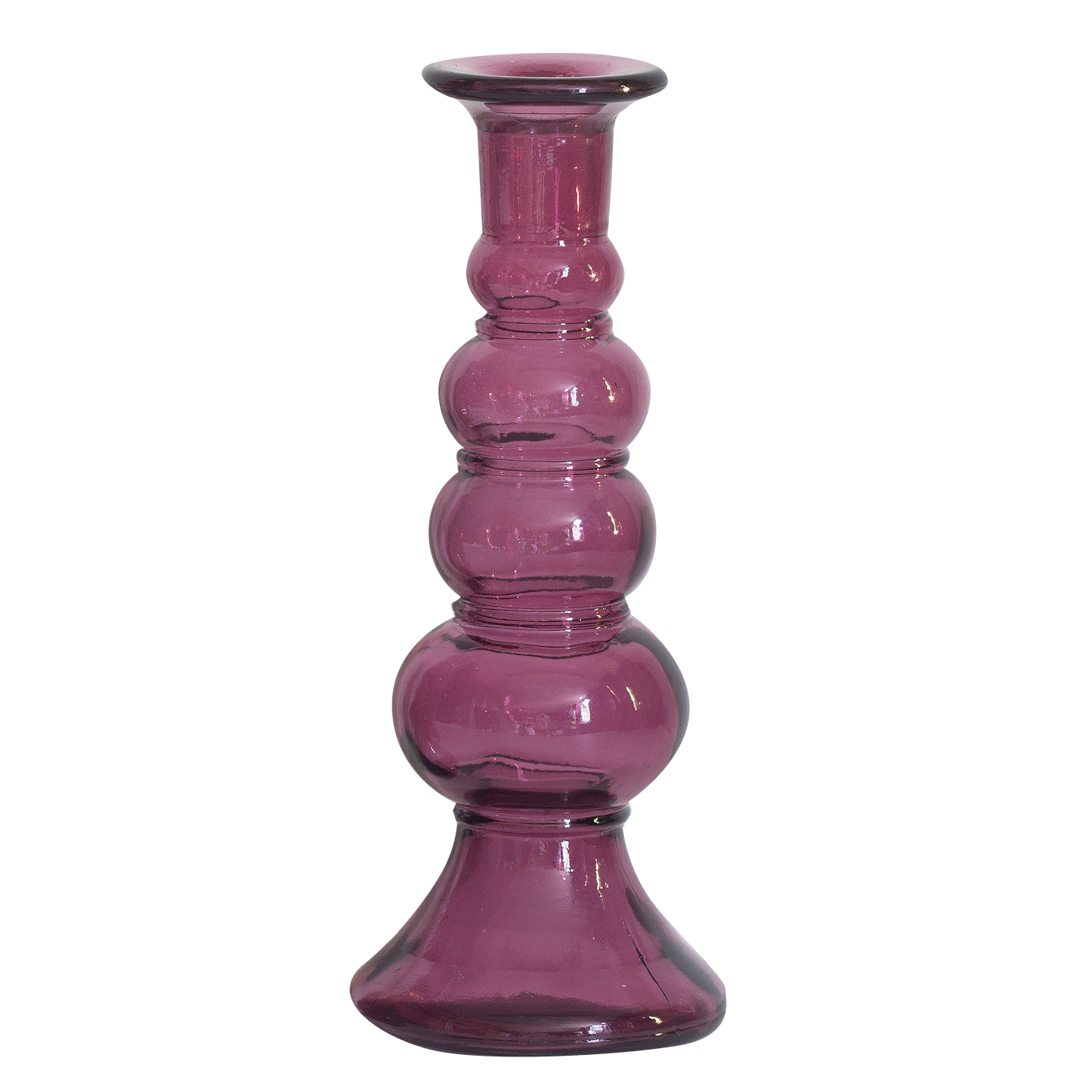 Candleholder recycled glass