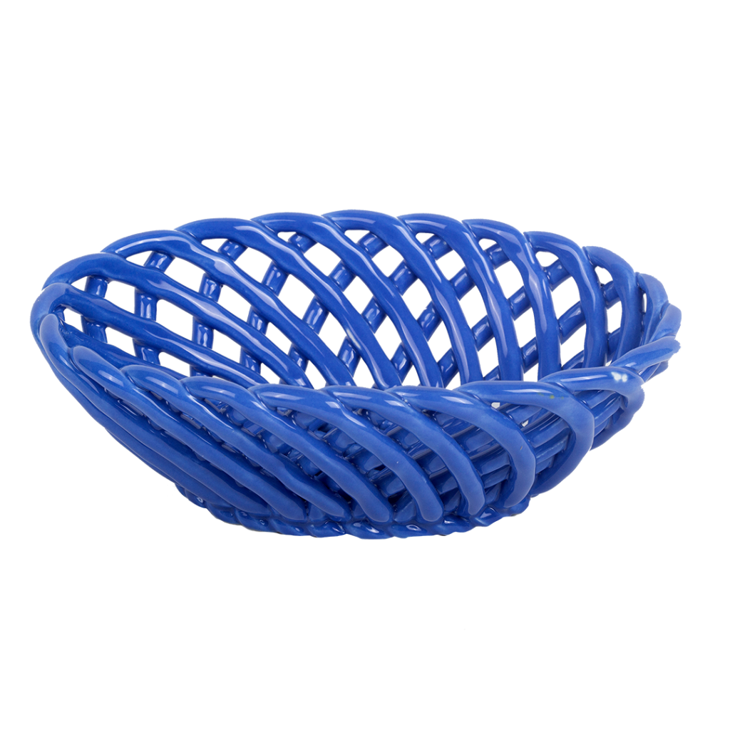 Basket porcelain oval