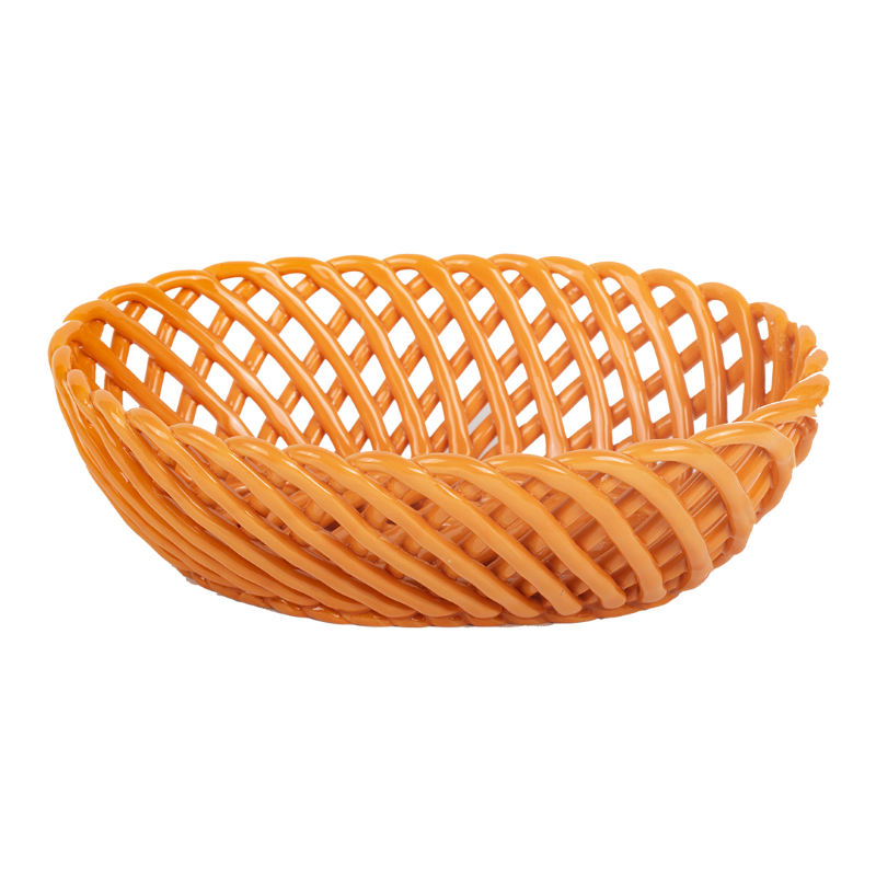 Basket porcelain oval