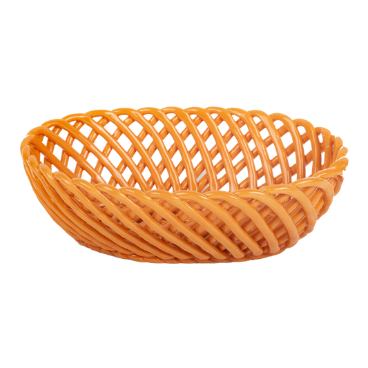 Basket porcelain oval