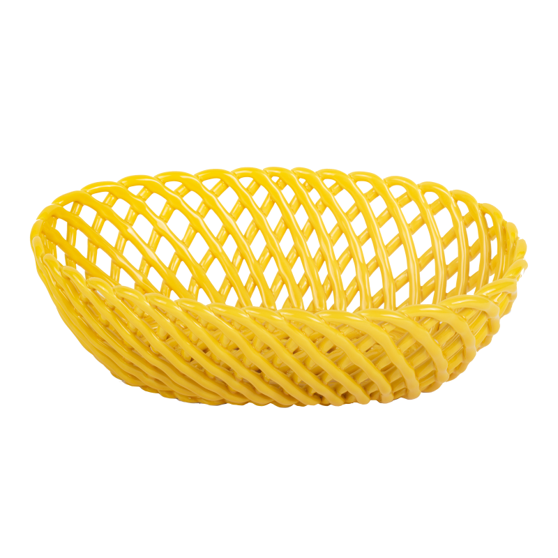 Basket porcelain oval