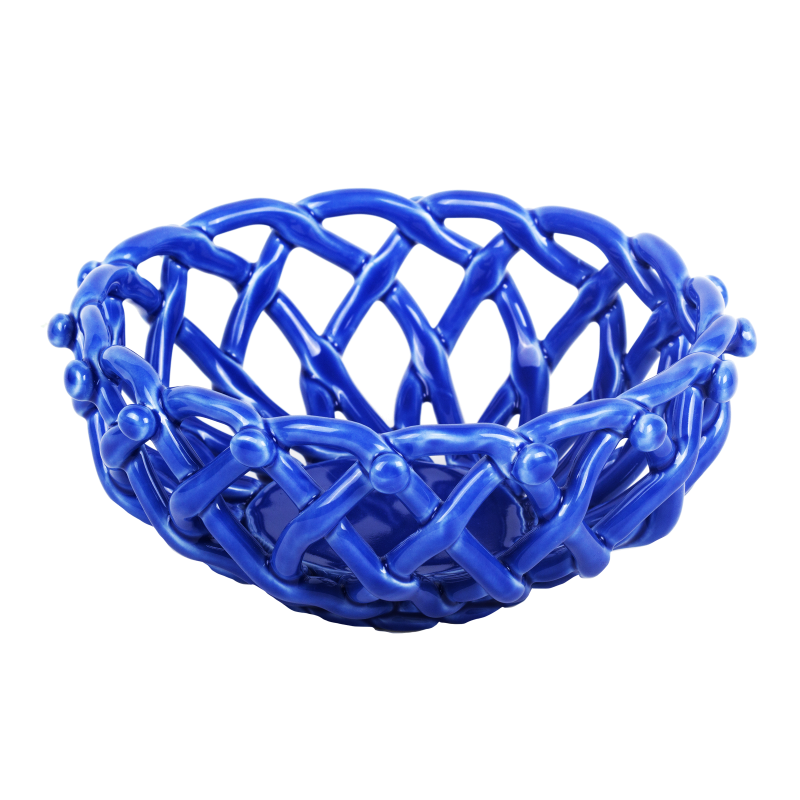 Basket porcelain round