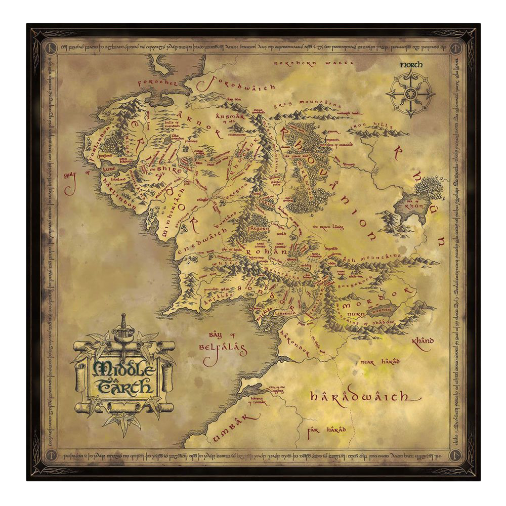Lord of the Rings Jigsaw Puzzle Middle Earth