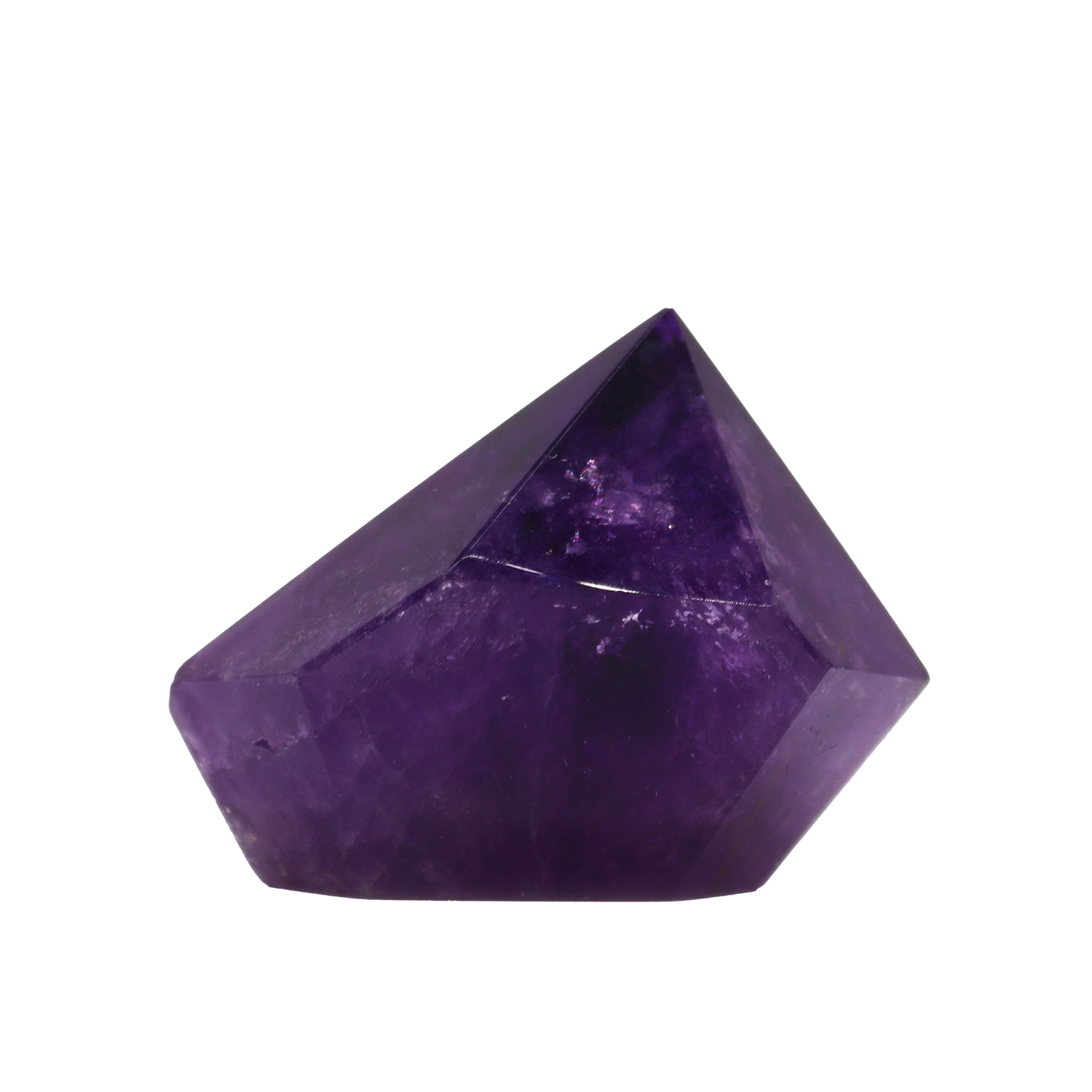 Medium rich colour amethyst point