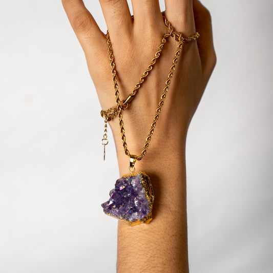 Angel Aura Amethyst Necklace