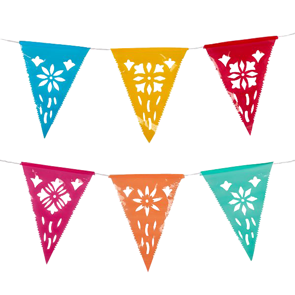 Garlands plastic triangle