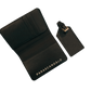 Passport Cover and Luggage Tag Black