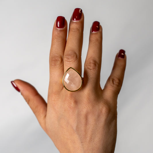 Rose Quartz Ring