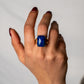 Lapis Lazuli Swirl Ring