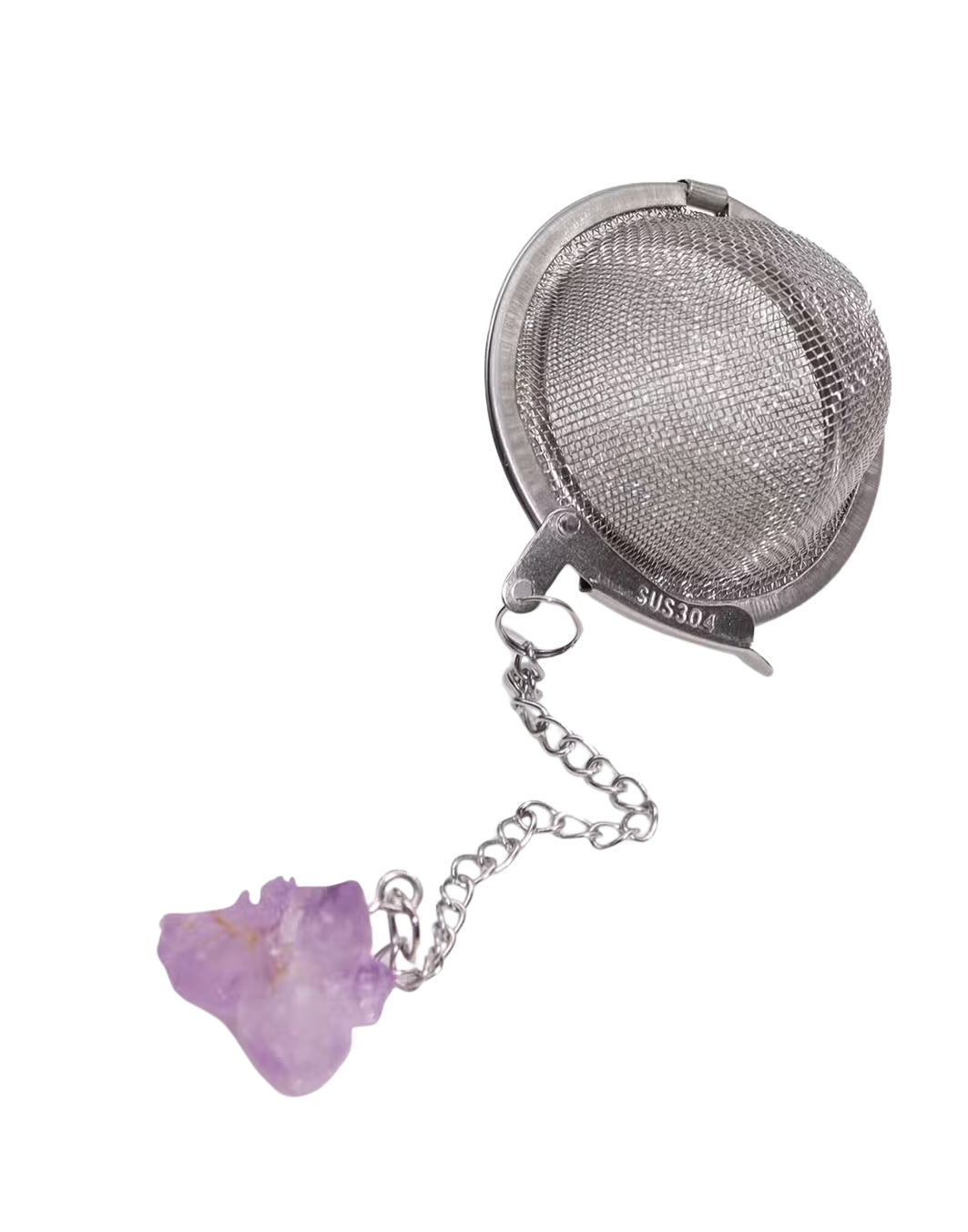 Raw Crystal Gemstone Tea Strainer