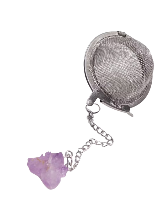Raw Crystal Gemstone Tea Strainer