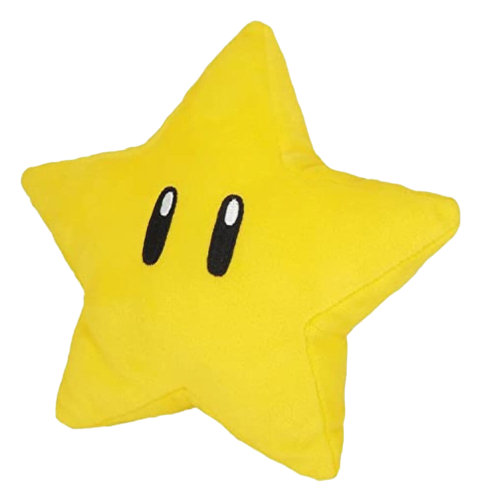Super Mario Plush Figure Super Star