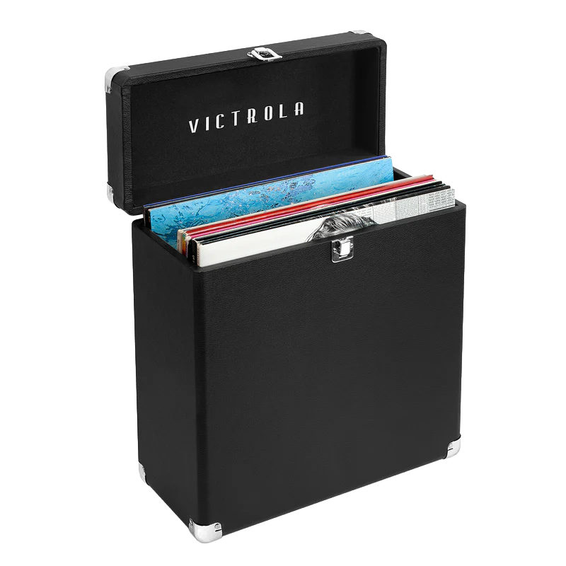 Victrola VSC-20-BK Vinyl Storage Case – Black