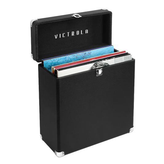 Victrola VSC-20-BK Vinyl Storage Case – Black