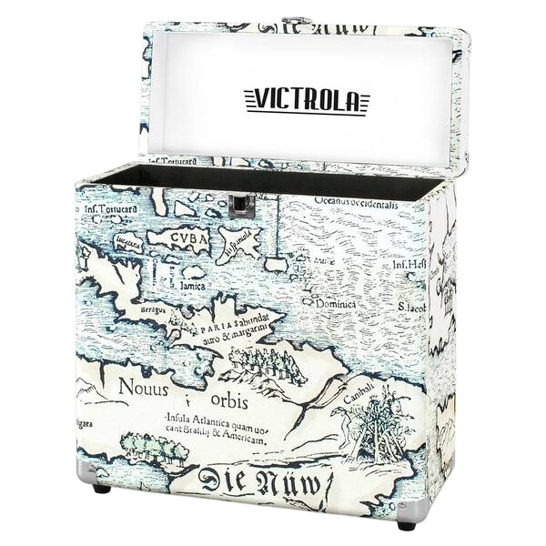 Victrola VSC-20-P4 Vinyl Storage Case – Map Print