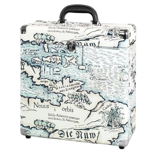 Victrola VSC-20-P4 Vinyl Storage Case – Map Print