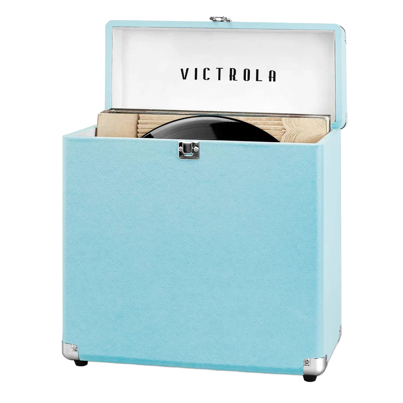 Victrola VSC-20-TRQ Vinyl Storage Case – Turquoise
