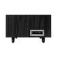 Victrola VTA-830SB Century Music Center with Clock – Black