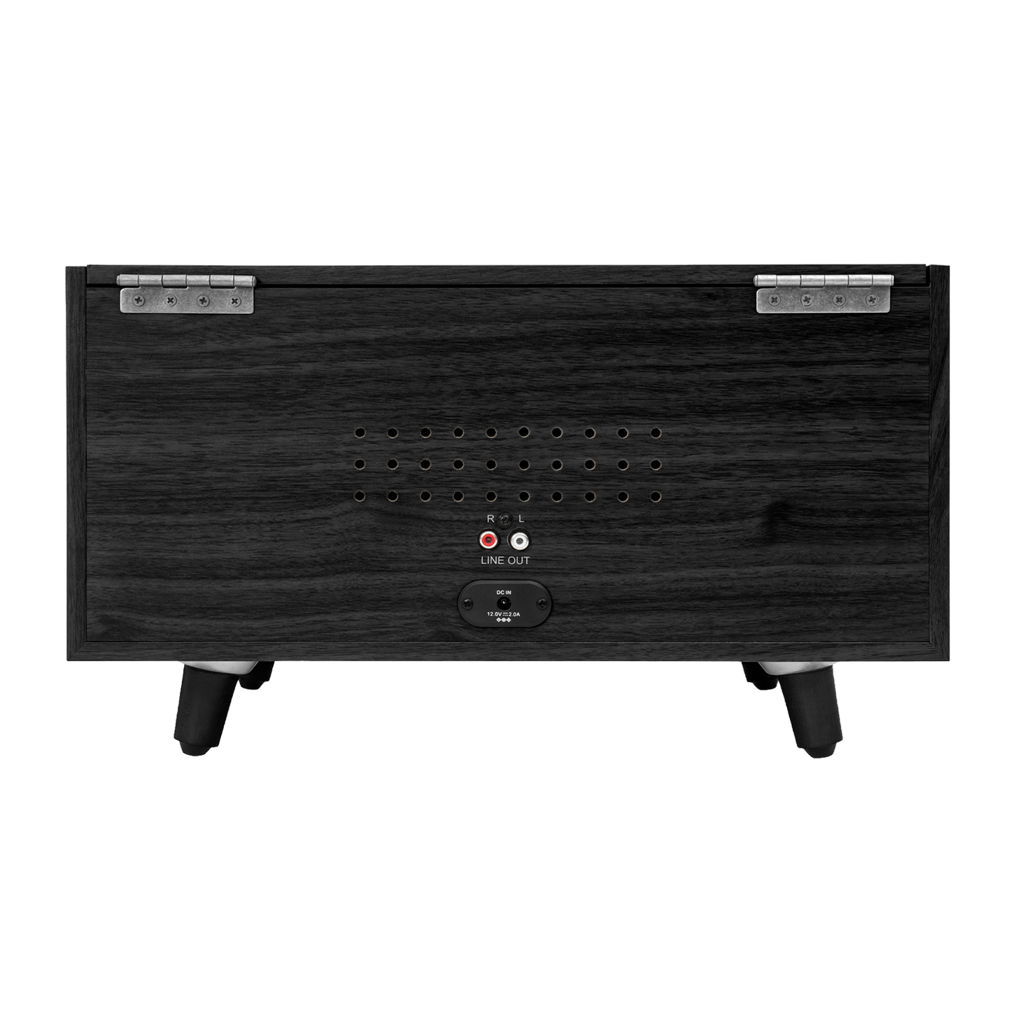 Victrola VTA-830SB Century Music Center with Clock – Black