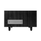 Victrola VTA-830SB Century Music Center with Clock – Black