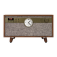 Victrola VTA-830SB Century Music Center with Clock – Walnut