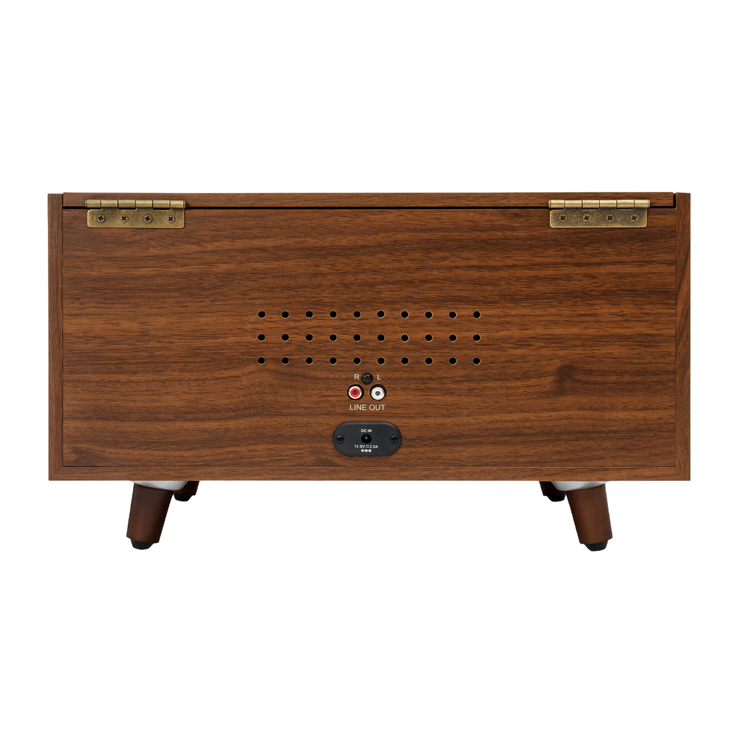 Victrola VTA-830SB Century Music Center with Clock – Walnut