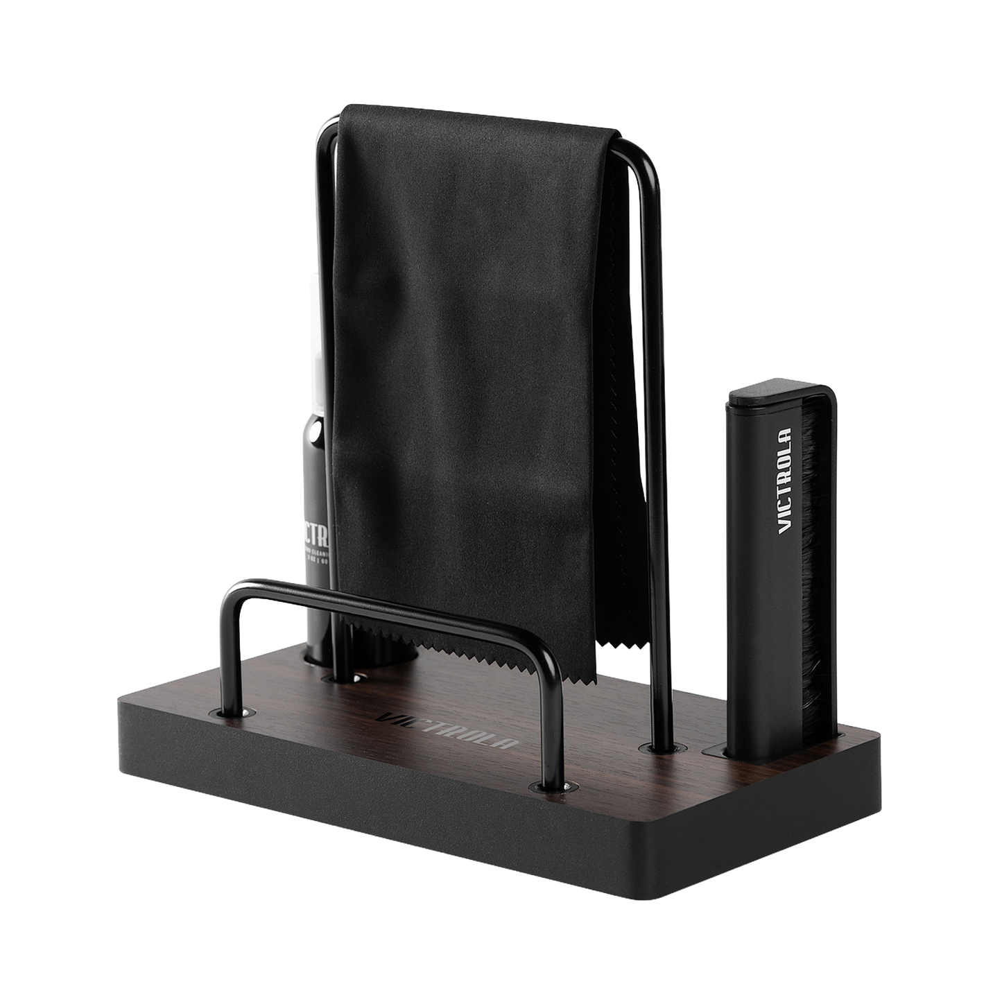 Victrola VA-55-ESP-EU Cleaning Kit with Stand – Wood
