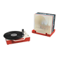 Victrola VSC-725SB-POS-INT Re-Spin Sustainable BT Suitcase Player – Red