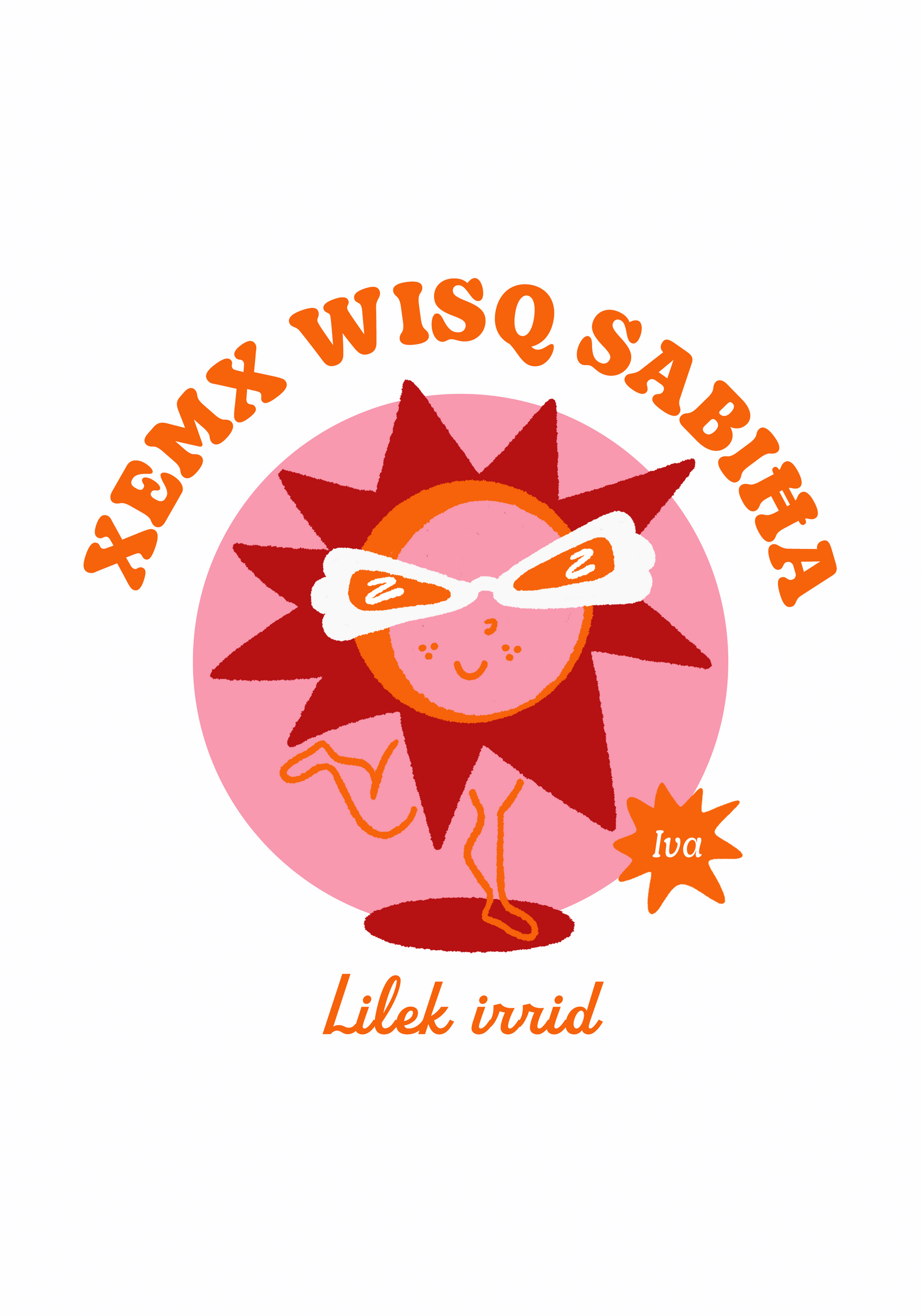 Xemx Wisq Sabiha Poster White