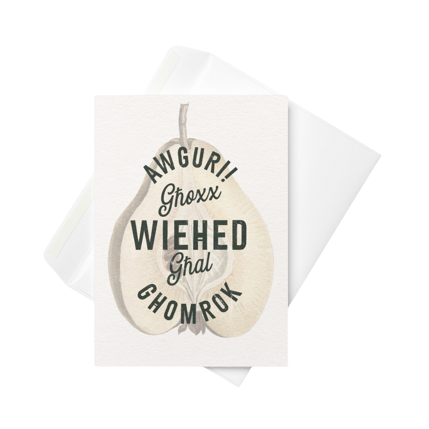 Awguri O wiehed Card
