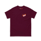 Ghajnejk F'Sormi - Maroon/White Tshirt