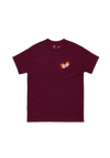 Ghajnejk F'Sormi - Maroon/White Tshirt
