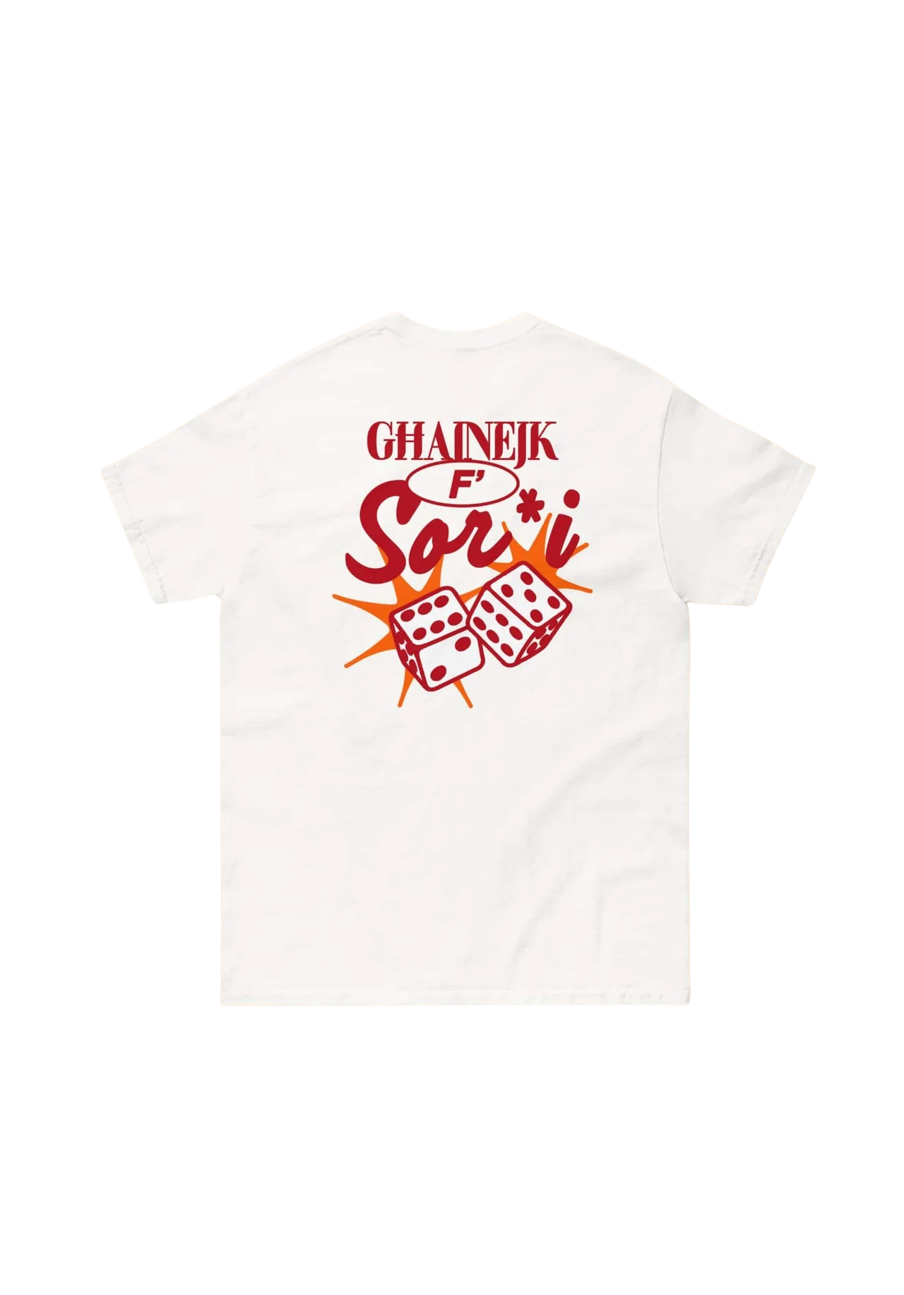 Ghajnejk F'Sormi - Maroon/White Tshirt