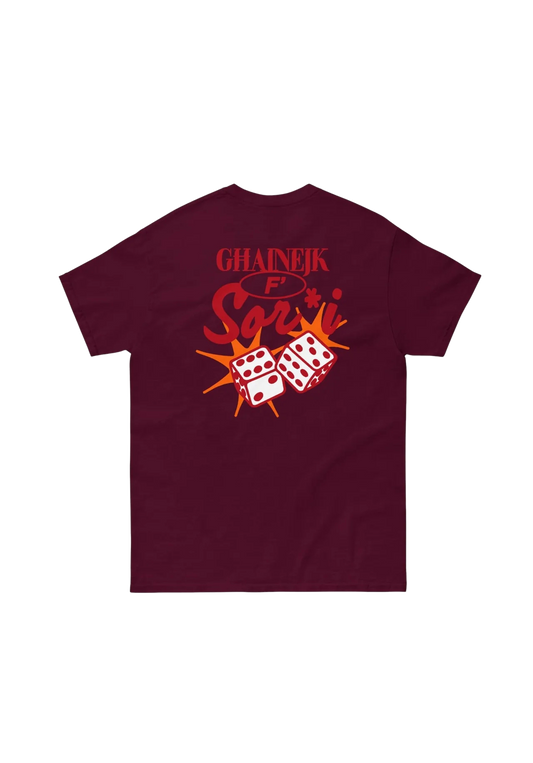 Ghajnejk F'Sormi - Maroon/White Tshirt