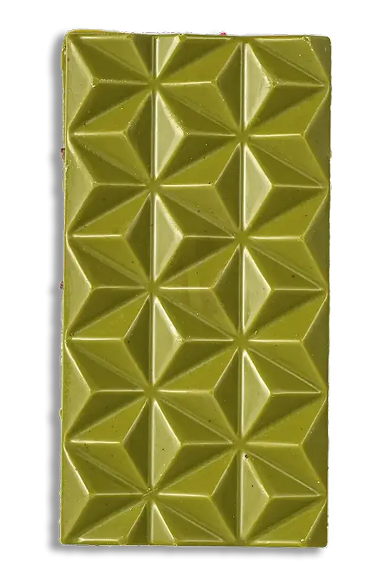 Organic Matcha Chocolate With Raspberries