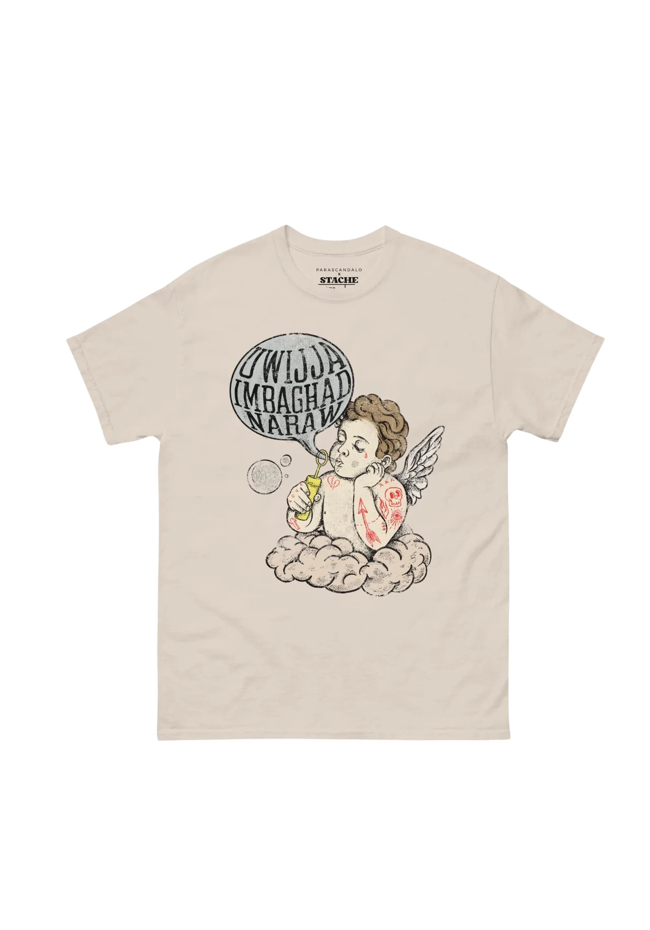 Uwijja mbghad Naraw Black Tshirt