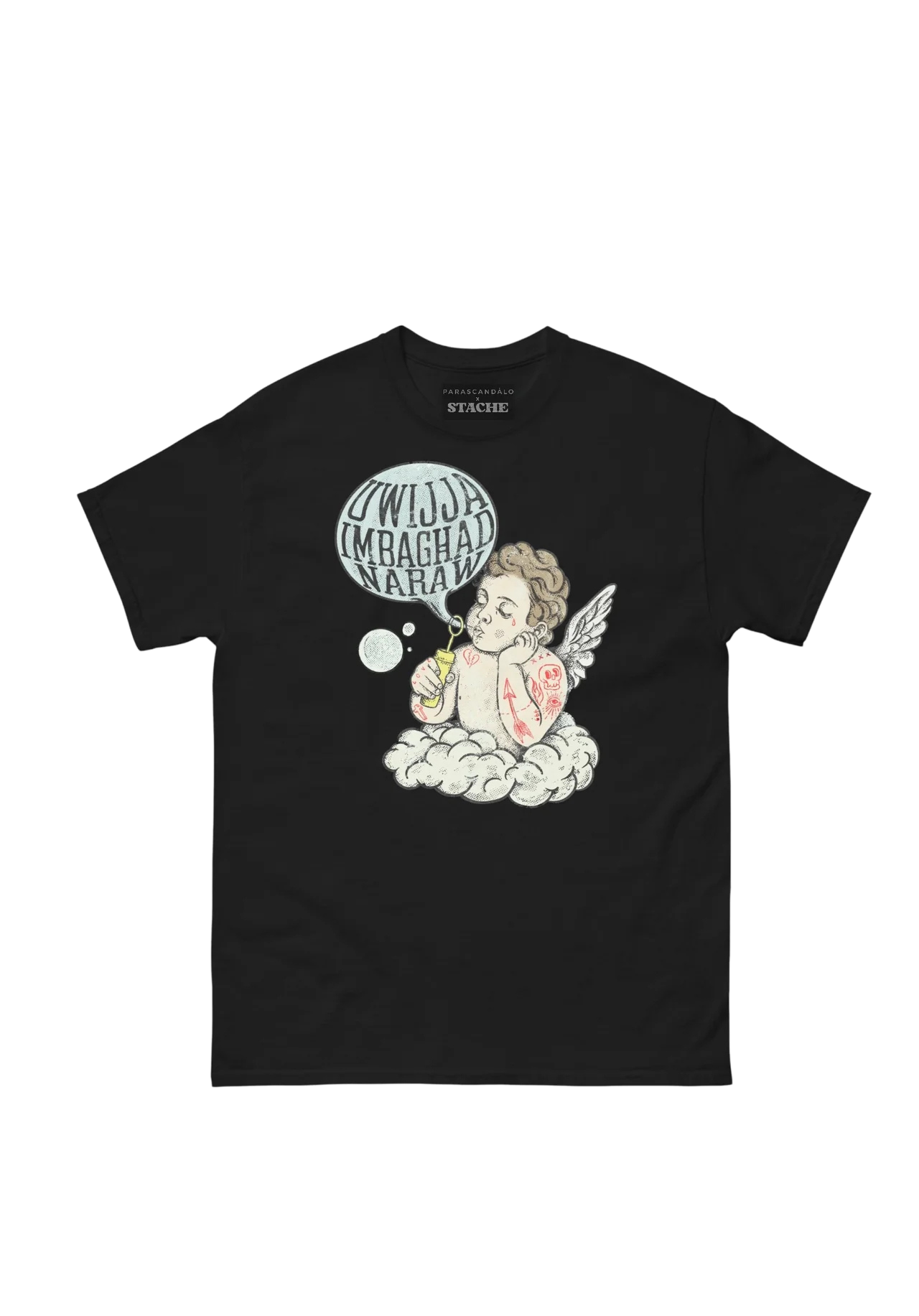 Uwijja mbghad Naraw Black Tshirt